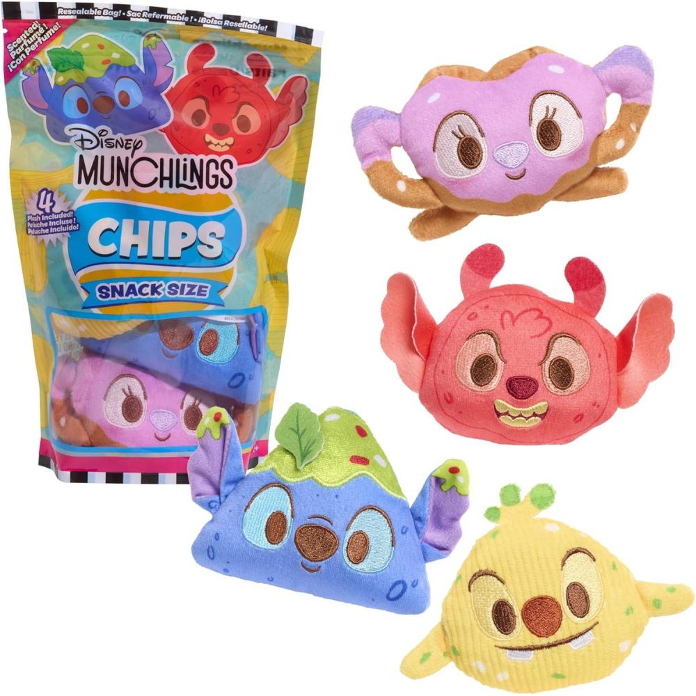 image:imageDisney Munchlings Snack Pack Plush Classic Chips Collectible Munchlings Plush for Boys and Girls Ages 2 and Up