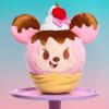 Disney Munchlings Squeeze-A-Munch Large Scented Strawberry Sundae Waffle Bowl Minnie Mouse 10-inch Plush, Kids Toys for Ages 0+ by Just Play