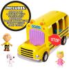 Peanuts Charlie Brown’s Interactive School Bus Toy, 11-Pieces, Includes Charlie Brown, Sally, and Snoopy Figures, Toy for Fans, Boys, Girls, Kids, Ages 3 and Up