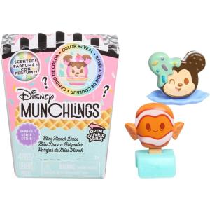 Just Play Disney Munchlings Mini Munch Duos Figurines Collectible Figures with Accessories, 5 Pieces, 2.5 cm, Toys for Kids Ages 3 Years, 7.32