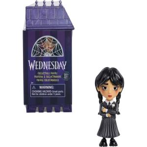 Just Play Wednesday Small 4-inch Collectible Stylized Figure, Series 1, Wednesday, Blind Box Surprise Figurine, Kids Toys for Ages 3 Up