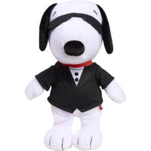Peanuts Bean Plush Snoopy Secret Agent, Easter Basket Fillers, Gifts, Presents, Kids Toys for Ages 3 Up by Just Play