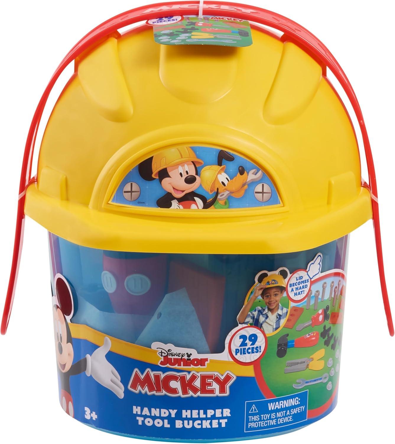 image:imageDisney Junior Mickey Mouse Handy Helper Tool Bucket Construction Role Play Set 25pieces Kids Toys for Ages 3 Up by Just Play
