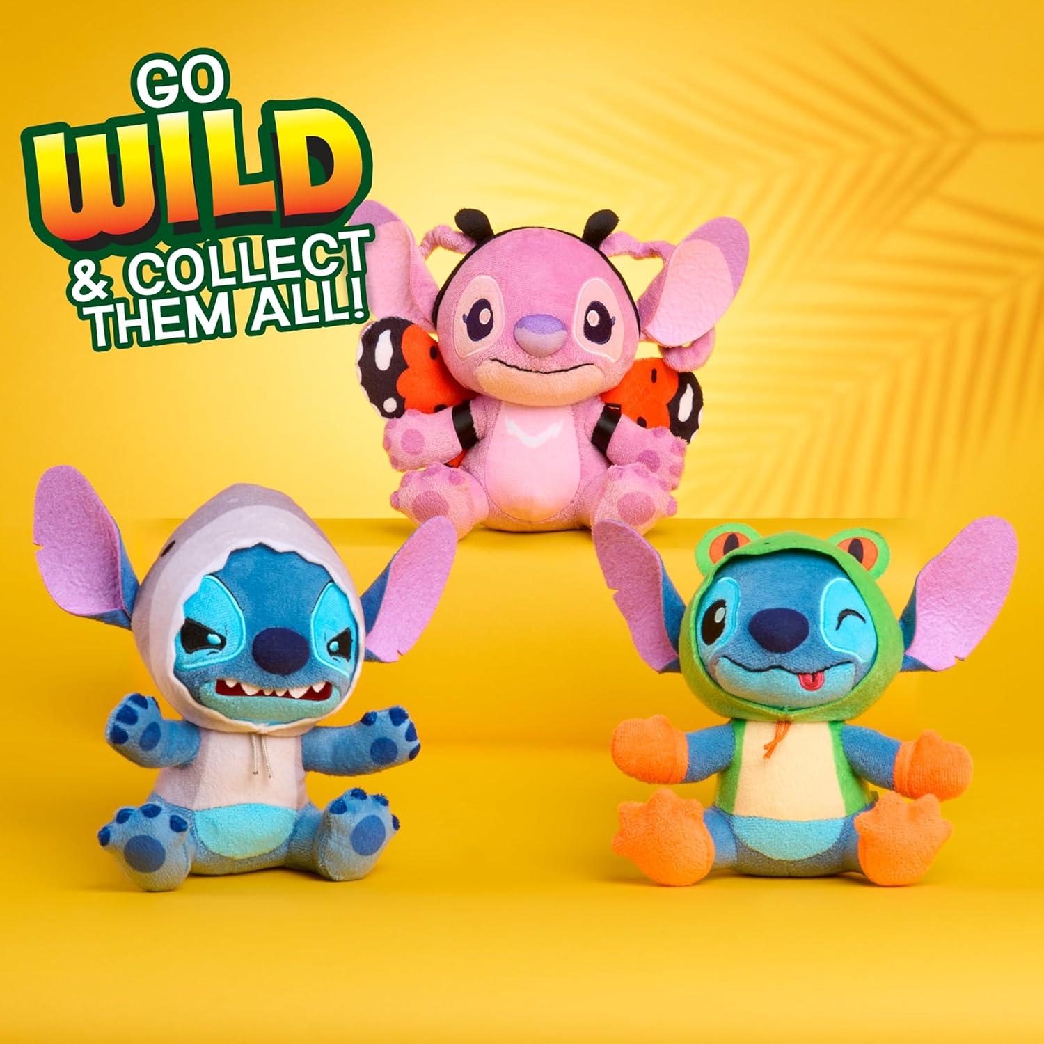 image:imageDisney Stitch Goes Wild Small Plush Angel Butterfly Soft Collectible Plush Stuffed Animal Toy with Wild Details Cute amp Fluffy for Kids Fans amp Collectors by Just Play