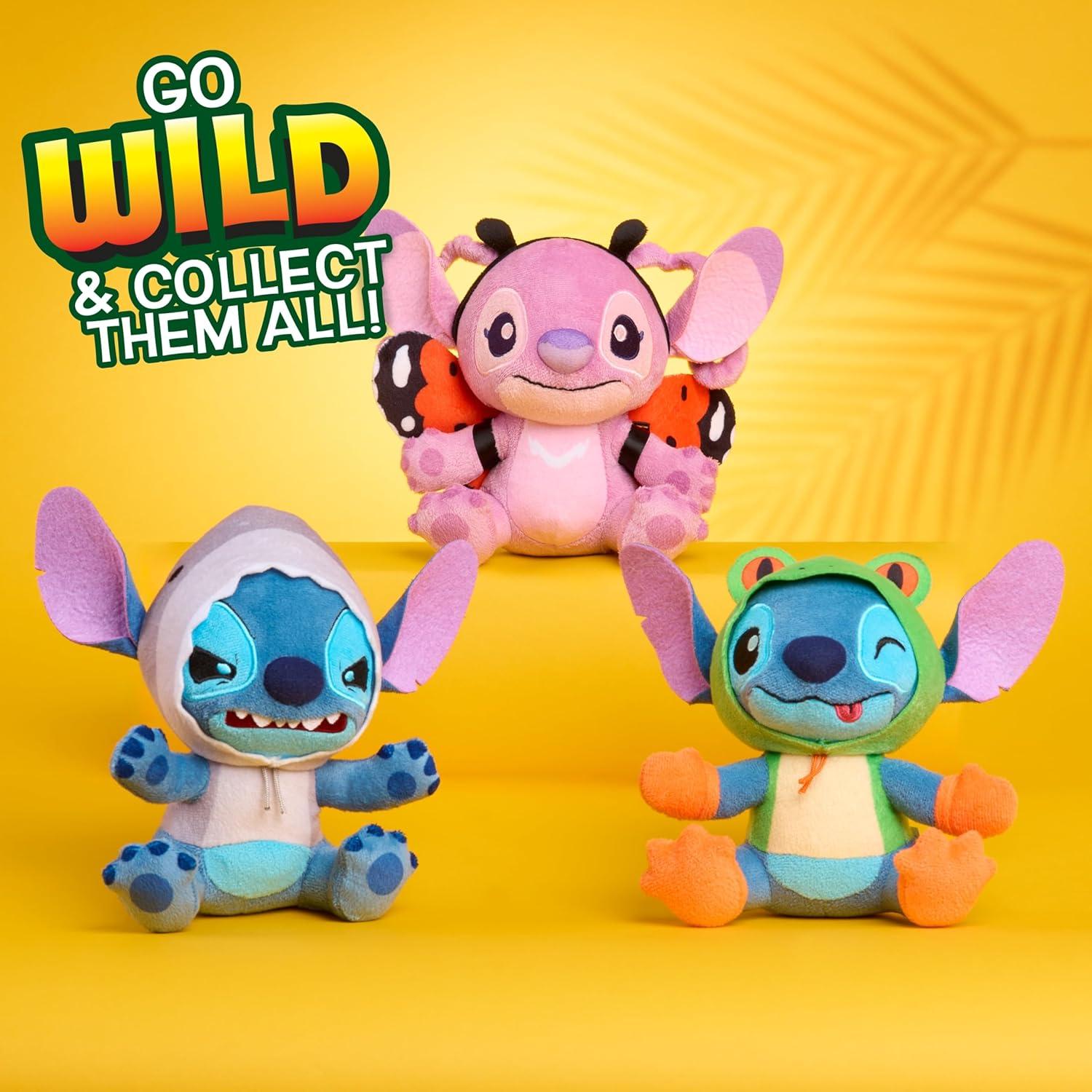 image:imageDisney Stitch Goes Wild Small Plush Stitch Frog Soft Collectible Plush Stuffed Animal Toy with Wild Details Cute amp Fluffy for Kids Fans amp Collectors by Just Play