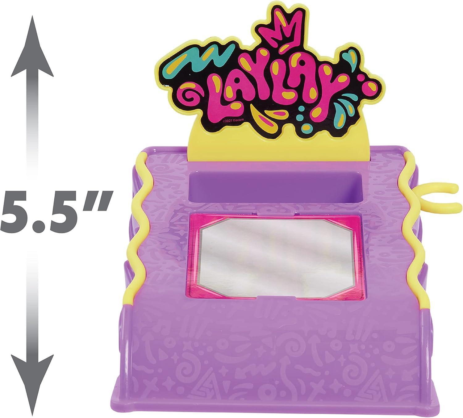 image:imageJust Play That Girl Lay Lays Blingin DIY Patch Maker 12 Satin IronOn Patches 19pieces Arts and Crafts Activity Set Kids Toys for Ages 6 Up