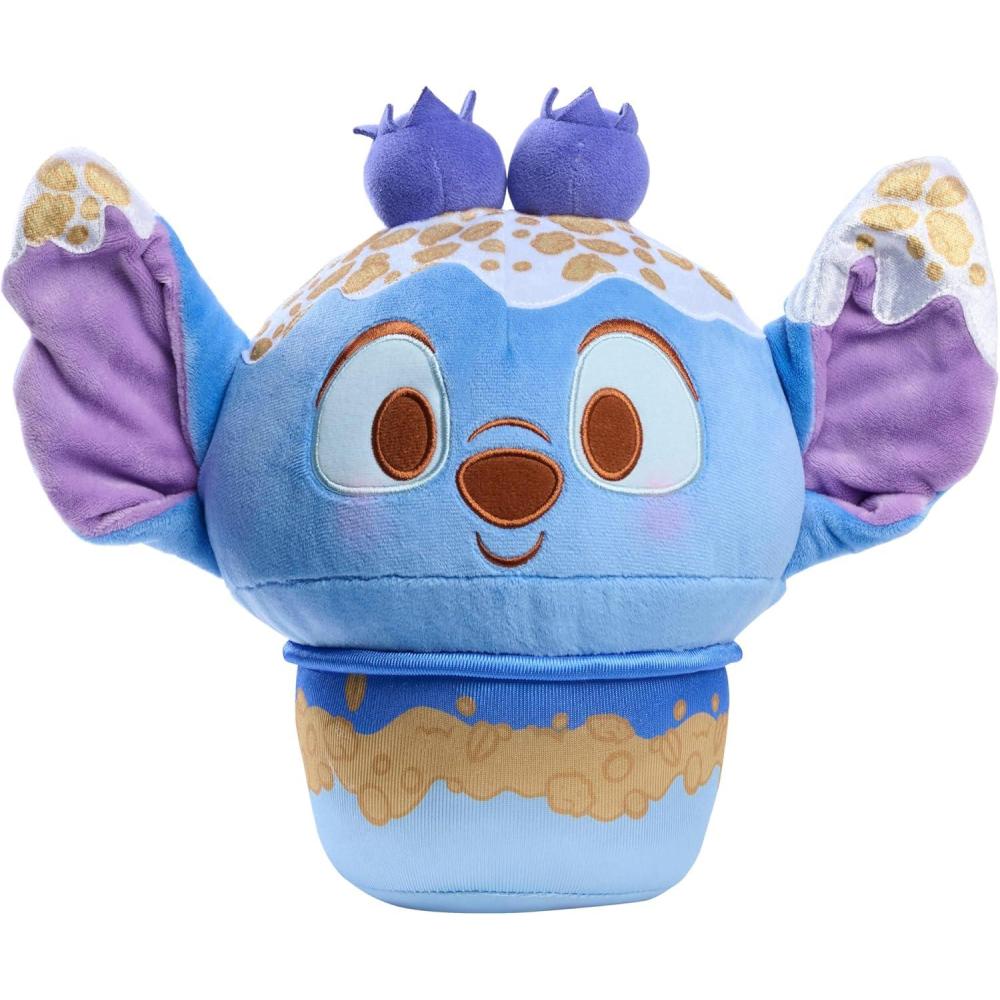image:imageDisney Munchlings SqueezeAMunch Large Scented Blueberry Crumble Frozen Yogurt Stitch 10inch Plush Kids Toys for Ages 0 by Just Play