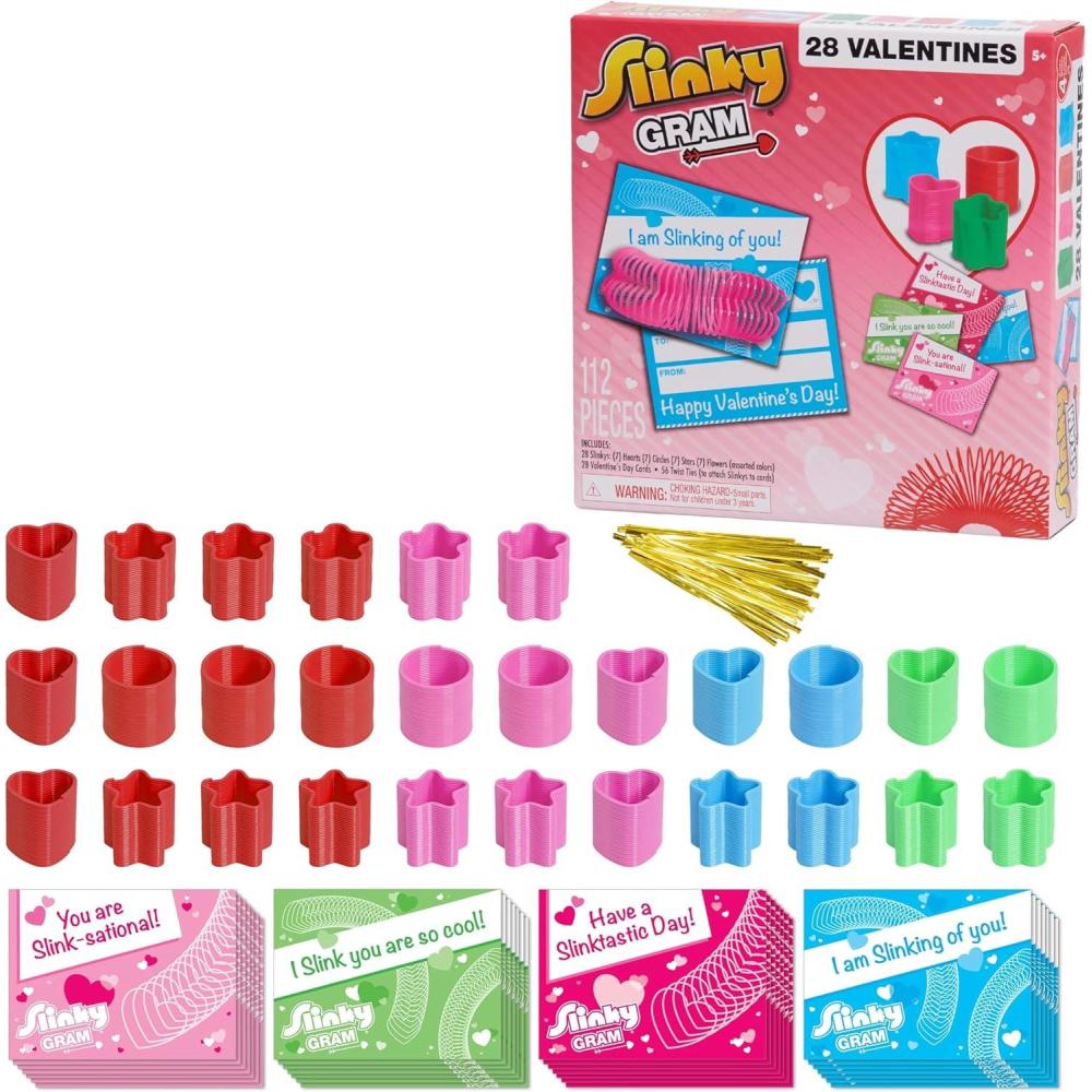 image:imageSlinky Gram Seasonal Class Party Kit 112pieces Kids Art and Craft Activity Set Fidget Toy Kids Toys for Ages 5 Up by Just Play