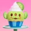 Disney Munchlings Squeeze-A-Munch Large Key Lime Scented Cupcake with Graham Cracker Crumble Alien 10-inch Plush, Kids Toys for Ages 0+ by Just Play