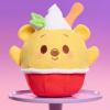 Disney Munchlings Squeeze-A-Munch Large Lemon Scented Mint Shaved Ice Winnie The Pooh Plush, Kids Toys for Ages 0+ by Just Play