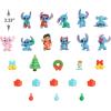 Disney Stitch Advent Calendar, 24-Pieces, Collectible Figurines, Kids Toys for Ages 3 Up by Just Play