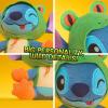 Disney Stitch Goes Wild Small Plush – Stitch Frog, Soft Collectible Plush Stuffed Animal Toy with Wild Details, Cute & Fluffy, for Kids, Fans & Collectors by Just Play