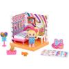 JoJo Siwa JoJo’s World Bedroom Mini Playset, Mini JoJo Collectible Figure, 12-pieces, Kids Toys for Ages 6 Up by Just Play