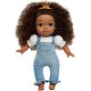 Littlelistas Lily 14-inch CROWNED Natural Hair Baby Doll & Accessories, Coily 4A Textured Hair, Medium Brown Complexion, for Ages 3 Up, An Extension of NATURALISTAS dolls(Littlelistas Lena)
