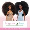 Naturalistas 11.5-inch Fashion Doll and Accessories Kelsey, 4B Textured Hair, Light Brown Skin Tone(11.5 inch)