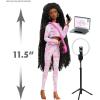 Naturalistas 11.5-inch Grace Fashion Doll and Accessories with 4B Textured Hair, Medium Brown Skin Tone, Deluxe Influencer Set