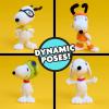 Peanuts Snoopy Collectible Figure Set – 5-Pack of Snoopy Figurines Featuring Joe Cool, Flying Ace, Flashbeagle & More – Official Toys for Kids & Collectors