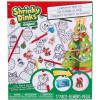 Shrinky Dinks Christmas Tree Kit, 50 Pre-Cut Shrinky Dinks Ornaments, Arts and Crafts, Kids Toys for Ages 5 Up by Just Play