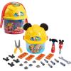 Disney Junior Mickey Mouse Handy Helper Tool Bucket Construction Role Play Set, 25-pieces, Kids Toys for Ages 3 Up by Just Play