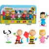 Peanuts 75th Anniversary Collectible Figure Set – Snoopy, Charlie Brown, Lucy, Linus & Sally Toys – 5-Piece Figures for Kids & Adult Collectors, Ages 3 and Up