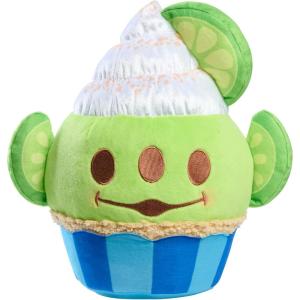 Disney Munchlings Squeeze-A-Munch Large Key Lime Scented Cupcake with Graham Cracker Crumble Alien 10-inch Plush, Kids Toys for Ages 0+ by Just Play