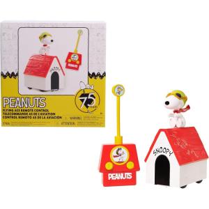 Peanuts Flying Ace Remote Control Toy – Snoopy Doghouse RC Vehicle, Interactive Spins & Drives, for Kids, Boys & Girls Ages 3 and Up