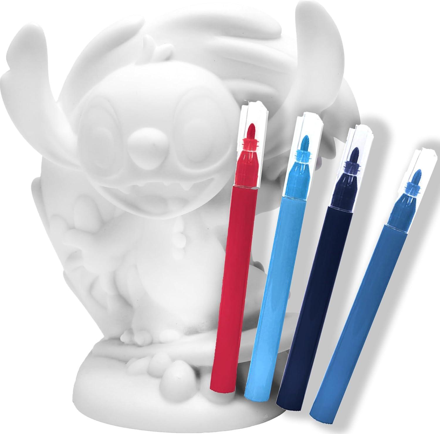 image:imageDisney Stitch Design A Vinyl Pineapple Edition Disney DIY Vinyl Craft Set for Kids with Washable Markers Creative Coloring Activity for Ages 4StitchSurfing