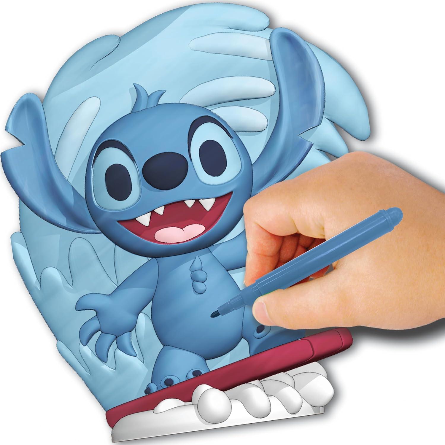 image:imageDisney Stitch Design A Vinyl Pineapple Edition Disney DIY Vinyl Craft Set for Kids with Washable Markers Creative Coloring Activity for Ages 4StitchSurfing