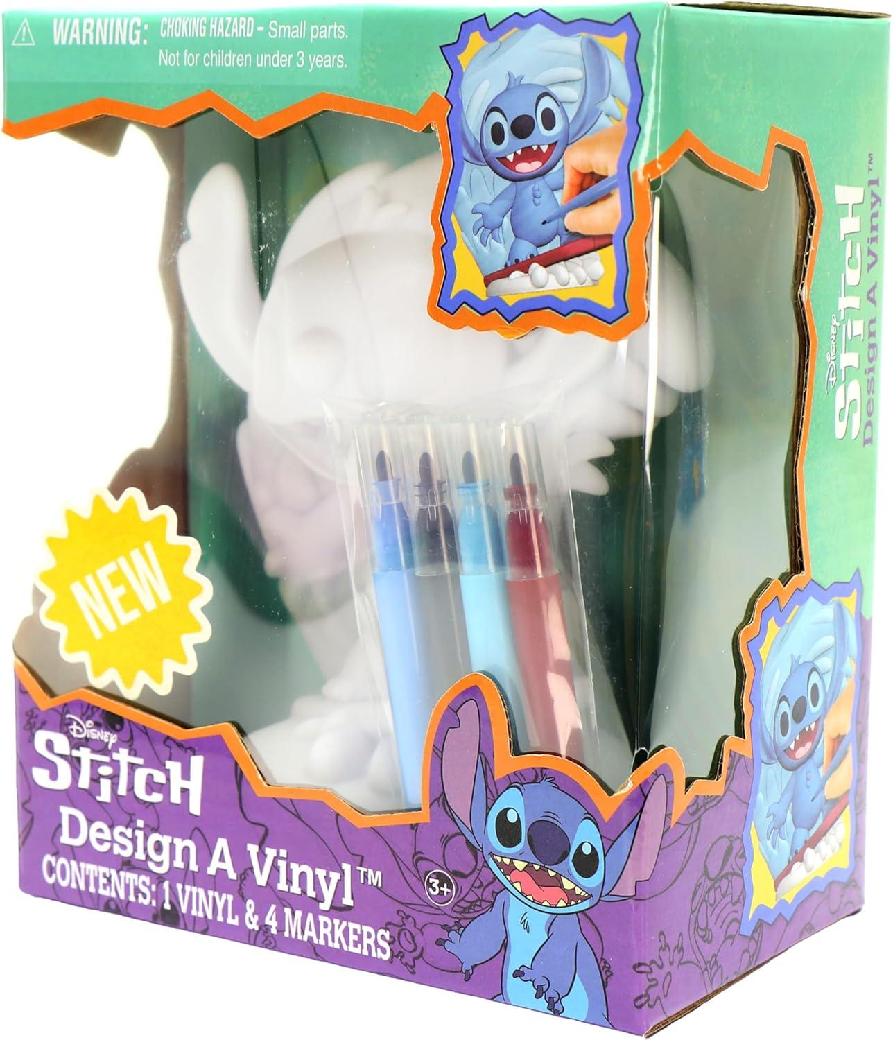 image:imageDisney Stitch Design A Vinyl Pineapple Edition Disney DIY Vinyl Craft Set for Kids with Washable Markers Creative Coloring Activity for Ages 4StitchSurfing