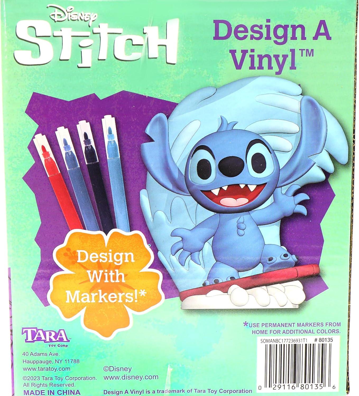 image:imageDisney Stitch Design A Vinyl Pineapple Edition Disney DIY Vinyl Craft Set for Kids with Washable Markers Creative Coloring Activity for Ages 4StitchSurfing