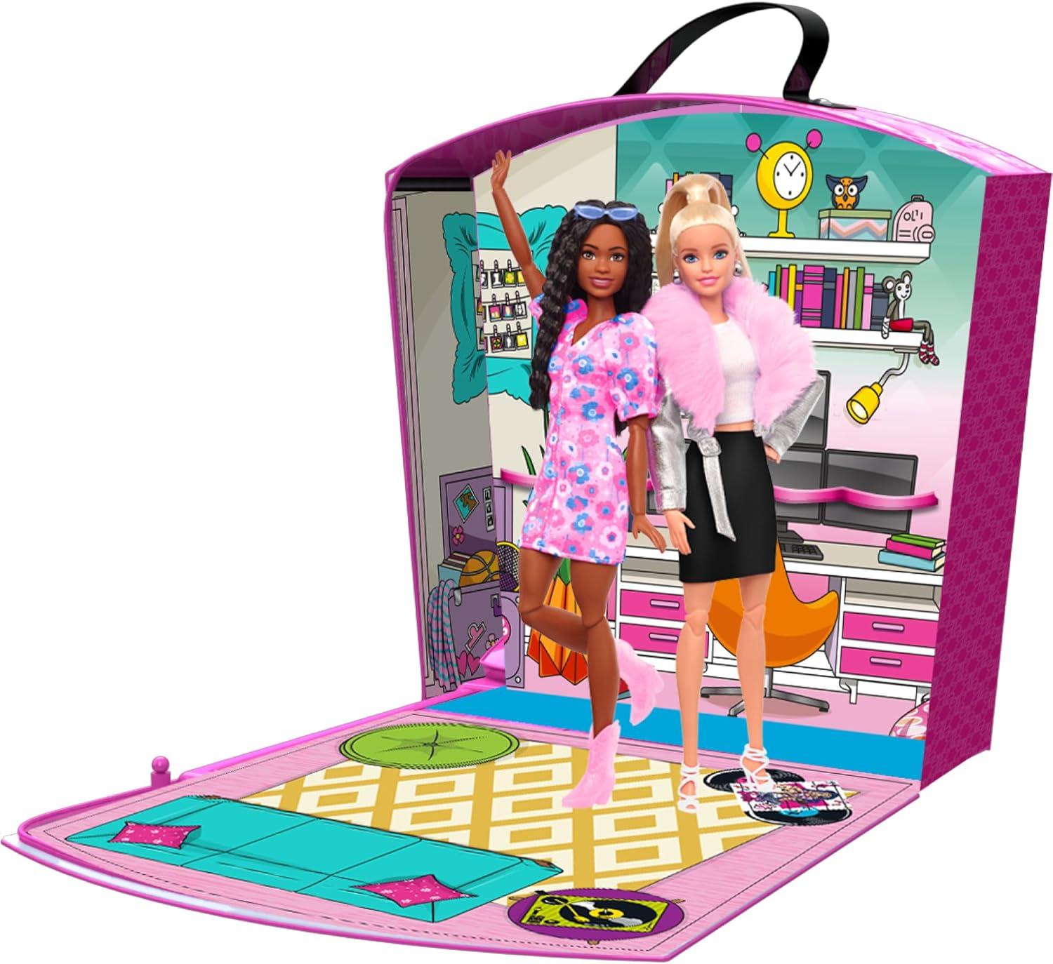 image:imageTara Toys Barbie Be a Real Fashion Designer Classic Set DIY Doll Clothing Kit for Girls with Fabric Ribbons Stickers amp Sketchbook Creative Fashion Toy for Ages 6Store N Play