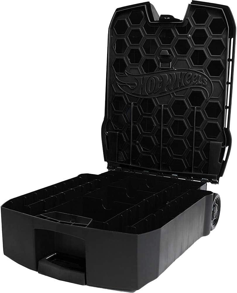 image:imageTara Toys Hot Wheels 48Car Storage Case Durable Plastic Carrying Case with Handle for DieCast Toy Cars Fits 164 Scale Vehicles Organizer for Kids Travel amp Display100 Car Carry Roller