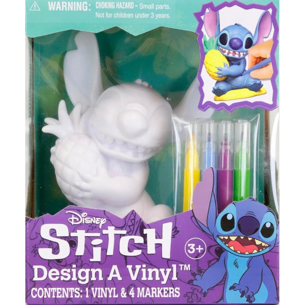 image:imageDisney Stitch Design A Vinyl Pineapple Edition Disney DIY Vinyl Craft Set for Kids with Washable Markers Creative Coloring Activity for Ages 4StitchPineapple
