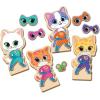 Disney Super Kitties Wooden Magnetic Dress Up Set
