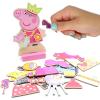 Tara Toy Peppa Pig Magnetic Wooden Dress Up Set