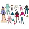 Tara Toy Princess Magnetic Wooden Dress Up – Pretend Play Set for Girls Ages 3+ with Wooden Doll, Mix-and-Match Outfits & Storage Box Great for Travel and Playdates(Barbie)
