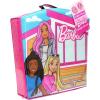 Tara Toys Barbie Be a Real Fashion Designer Classic Set DIY Doll Clothing Kit for Girls with Fabric, Ribbons, Stickers & Sketchbook Creative Fashion Toy for Ages 6+(Store N Play)