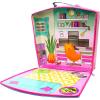 Tara Toys Barbie Be a Real Fashion Designer Classic Set DIY Doll Clothing Kit for Girls with Fabric, Ribbons, Stickers & Sketchbook Creative Fashion Toy for Ages 6+(Store N Play)