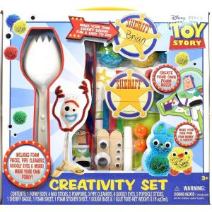 Disney-Pixar’s Toy Story Creativity Set – Art Activity Kit with Stickers, Coloring Sheets, Markers & More – Fun Travel Set for Kids, Party Favor & Gift for Ages 3+