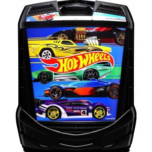 Tara Toys Hot Wheels 48-Car Storage Case – Durable Plastic Carrying Case with Handle for Die-Cast Toy Cars, Fits 1:64 Scale Vehicles, Organizer for Kids Travel & Display(100 Car Carry Roller)