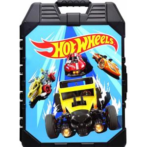 Tara Toys Hot Wheels 48-Car Storage Case – Durable Plastic Carrying Case with Handle for Die-Cast Toy Cars, Fits 1:64 Scale Vehicles, Organizer for Kids Travel & Display(48 Car Carry Case)
