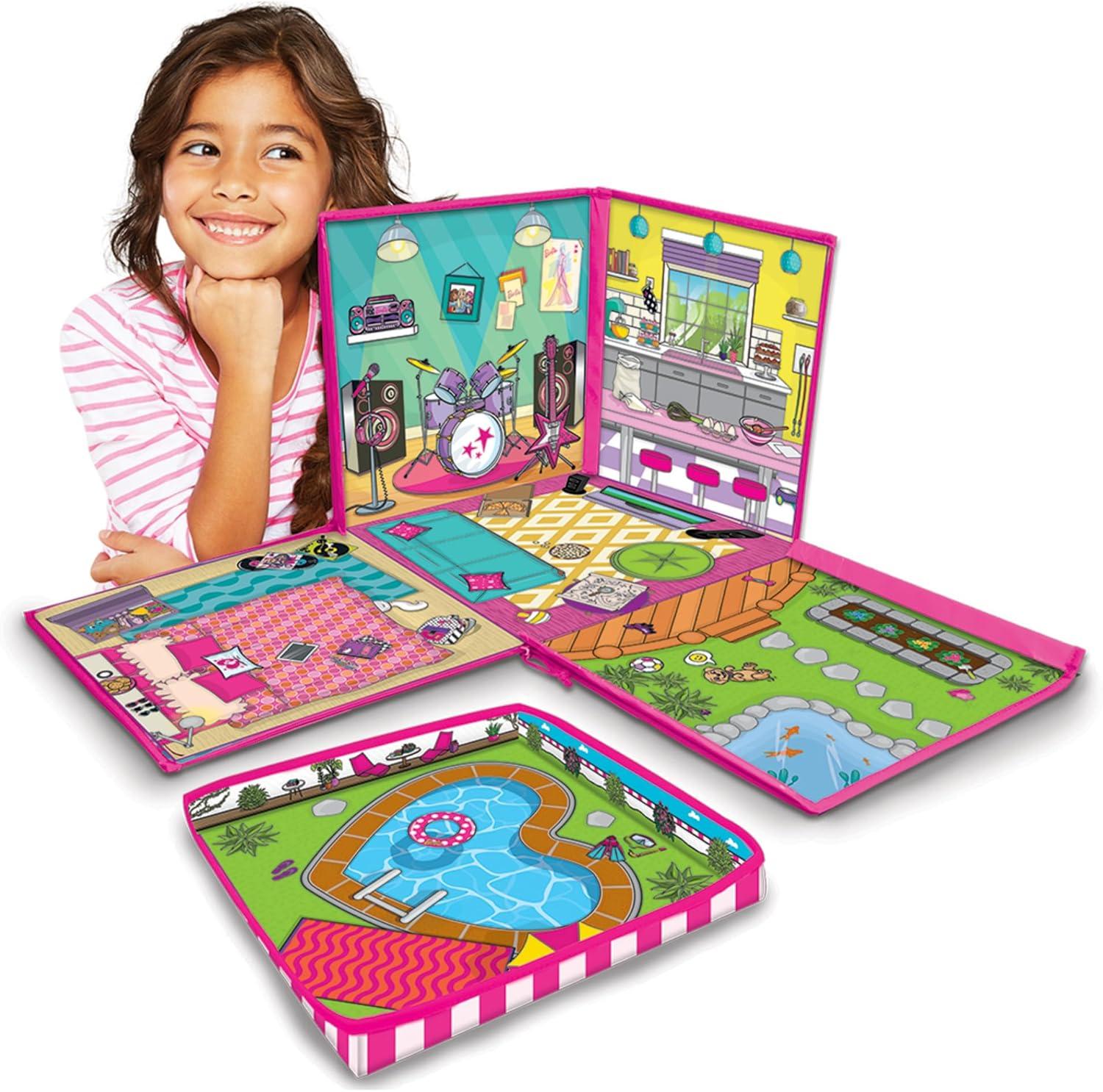 image:imageBarbie ZipBin 40 Doll Dream House Toy Box amp PlaymatEnglish