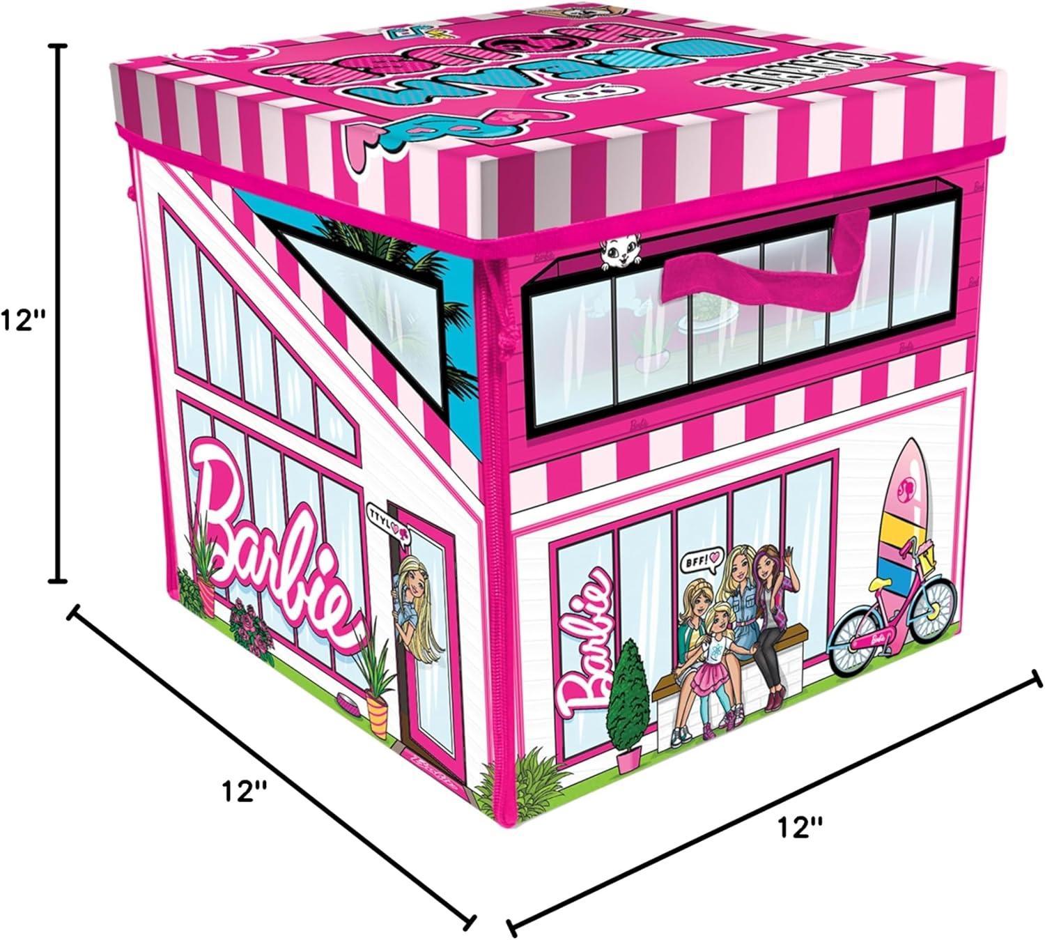 image:imageBarbie ZipBin 40 Doll Dream House Toy Box amp PlaymatEnglish