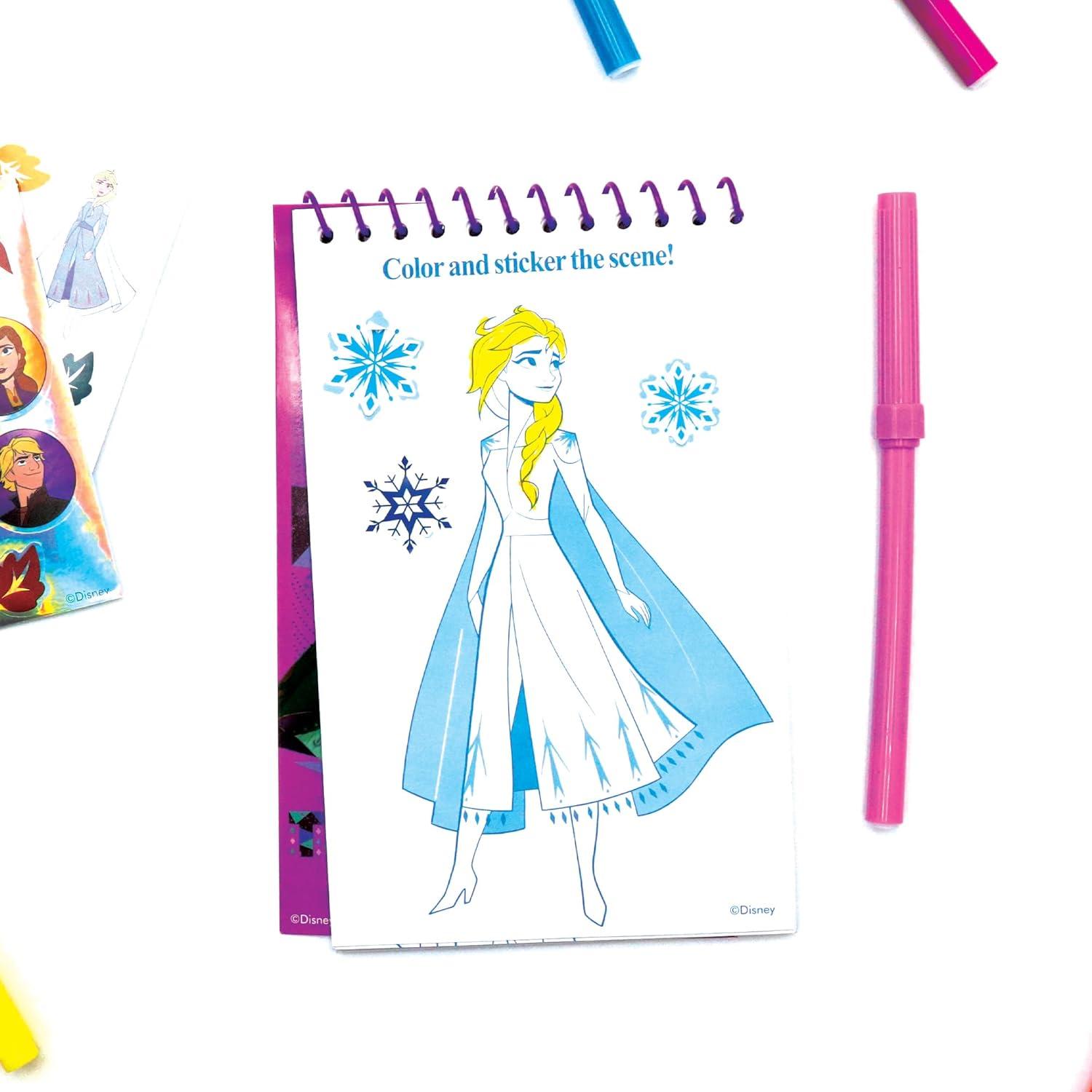 image:imageDisney Frozen Activity Tote Ultimate Princess Adventure Bag with Coloring Books Stickers Crayons amp Games TravelFriendly Art Set for Girls Ages 3 Great Gift for Creative PlayFrozen