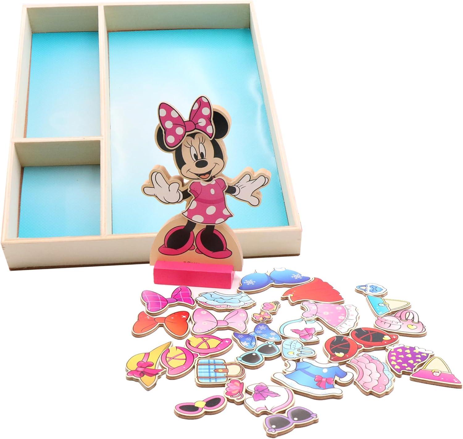 image:imageMinnie Mouse Magnetic Wooden Dress Up Set