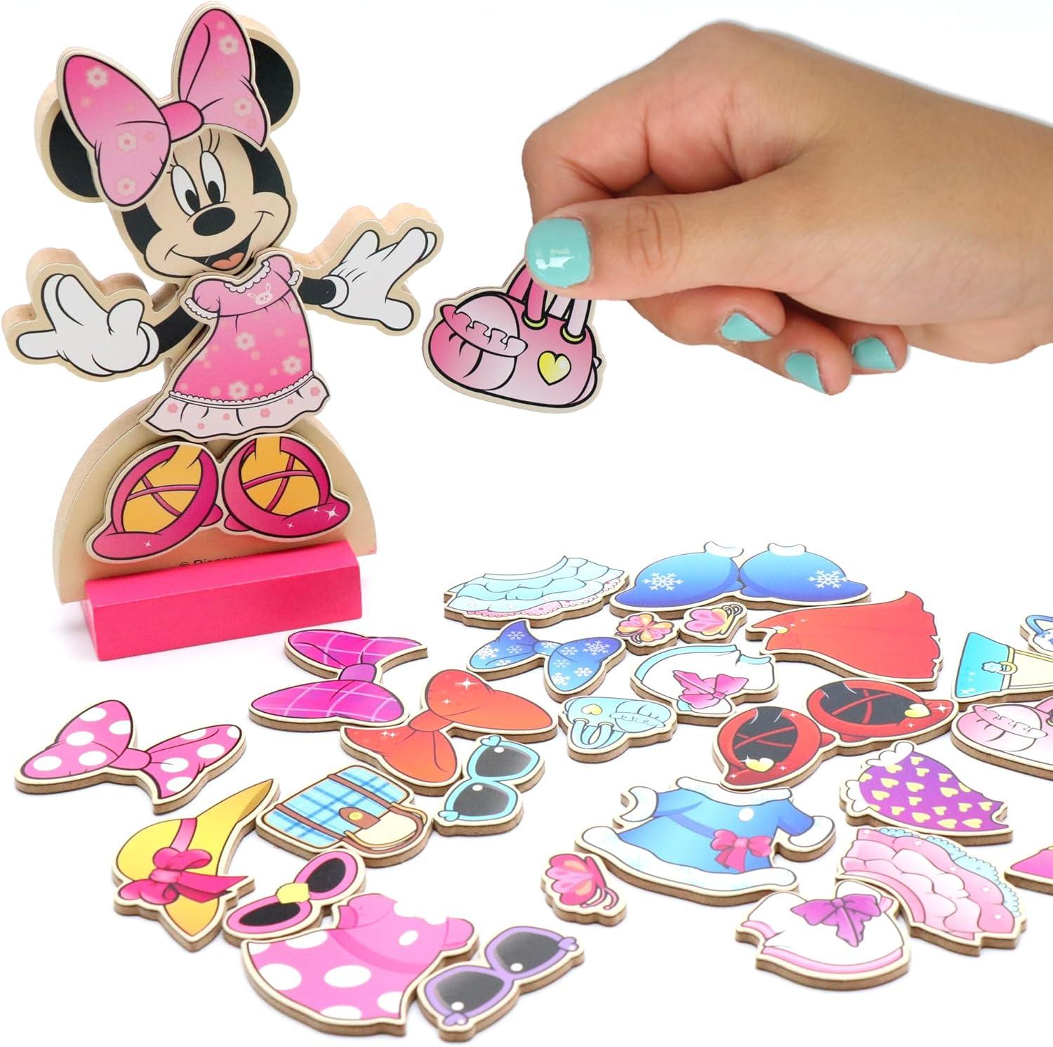 image:imageMinnie Mouse Magnetic Wooden Dress Up Set