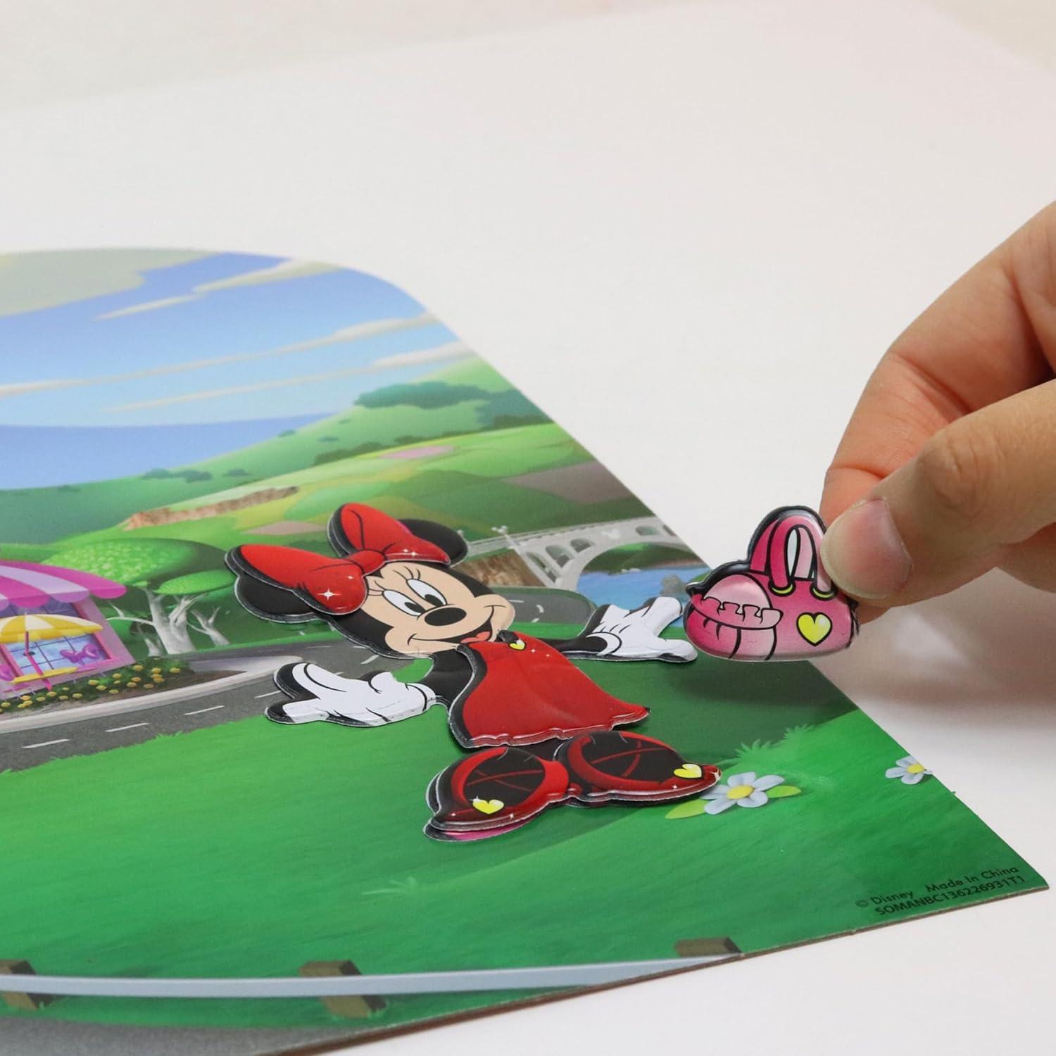 image:imageTara Toy Minnie Mouse Stick N Play 25ct Resuable Stickers Double Sided SceneMinnie