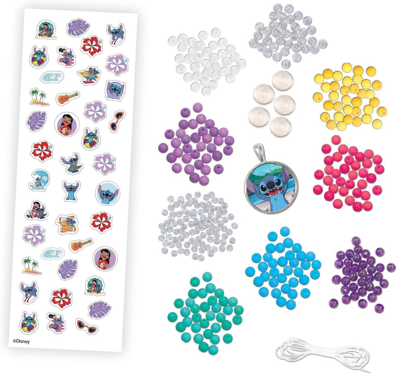 image:imageTara Toys Disney Stitch Charm Bracelet Activity Set 408Piece Jewelry Kit for Girls with Beads Charms amp Cords DIY Friendship Bracelet Craft for Kids Ages 3 Official Disney Licensed