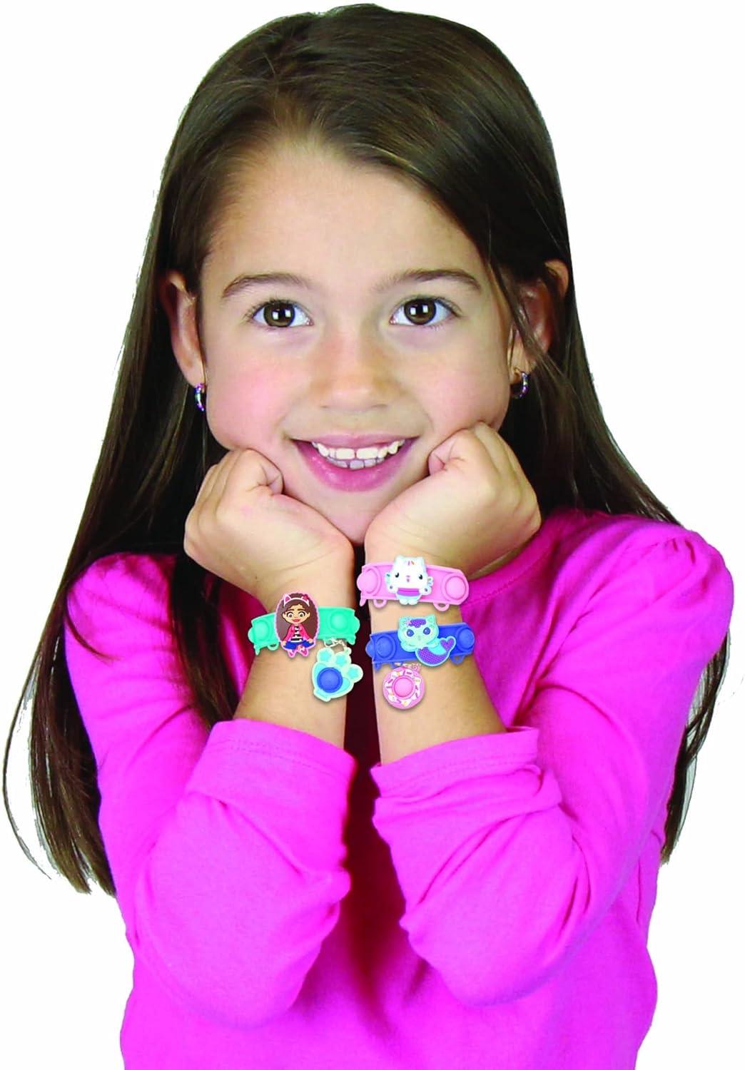 image:imageTara Toys Gabbys Dollhouse PopEeze Bracelet Activity Set Snap Bead Jewelry Kit for Kids with Charms amp Carry Case DIY Craft Gift for Girls Ages 3 Inspired by DreamWorks Gabby