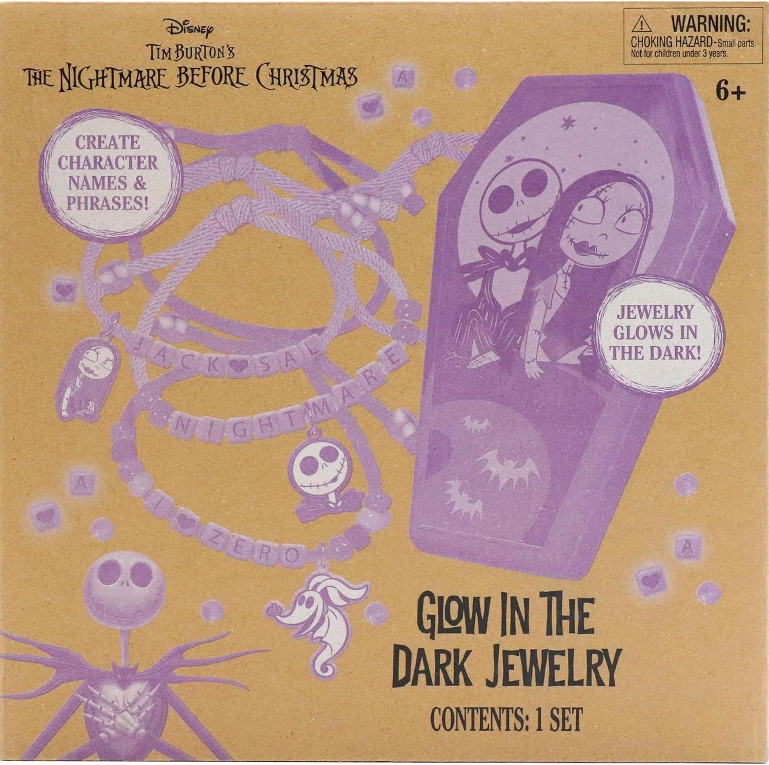 image:imageTara Toys Nightmare Before Christmas Glow in The Dark Jewelry Activity Set